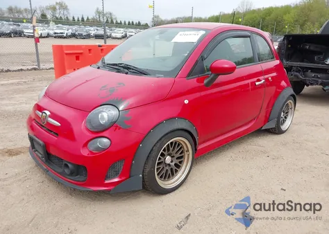 2016 Fiat 500 Abarth из США, поврежденный, VIN 3C3CFFFH7GT191087